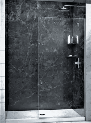 Custom marble shower design